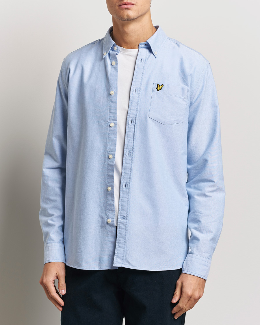 Herre | Skjorter | Lyle & Scott | Lightweight Oxford Shirt Riviera Blue