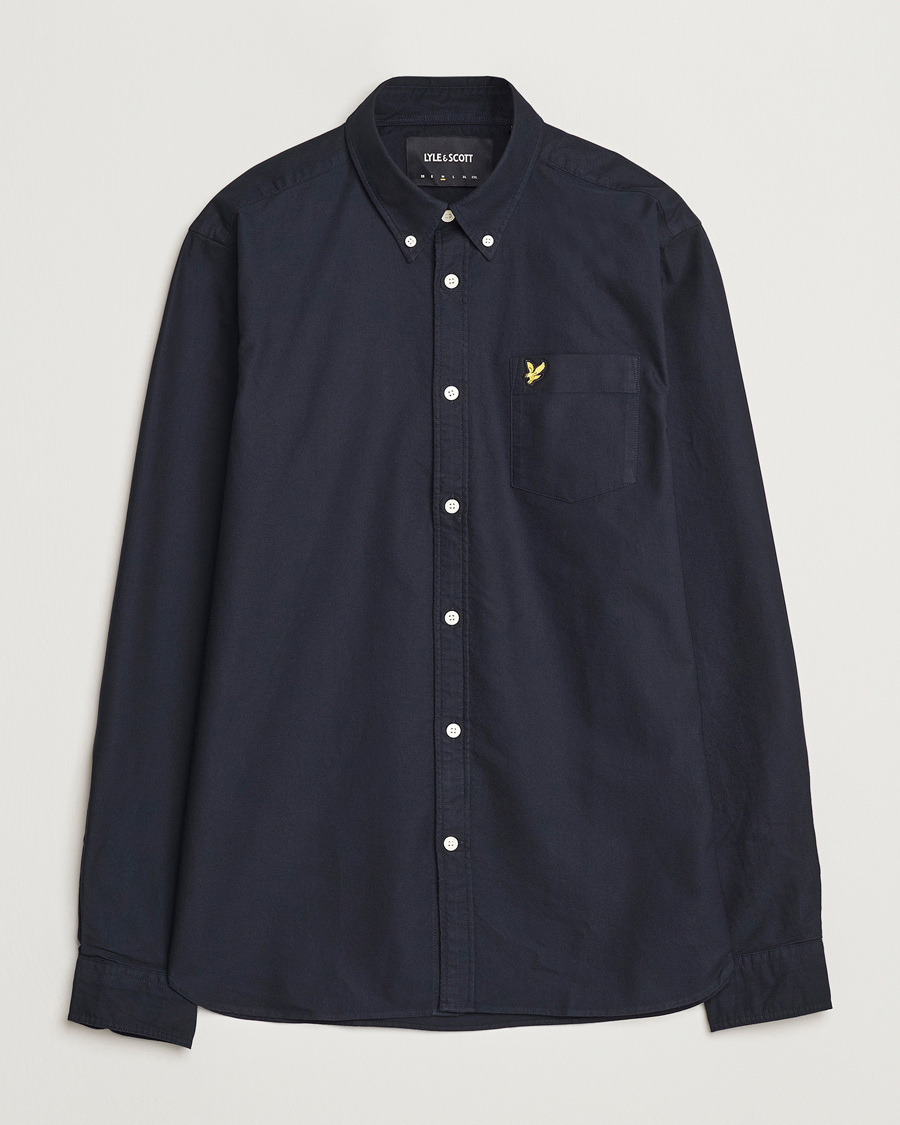 Herre | Skjorter | Lyle & Scott | Lightweight Oxford Shirt Dark Navy