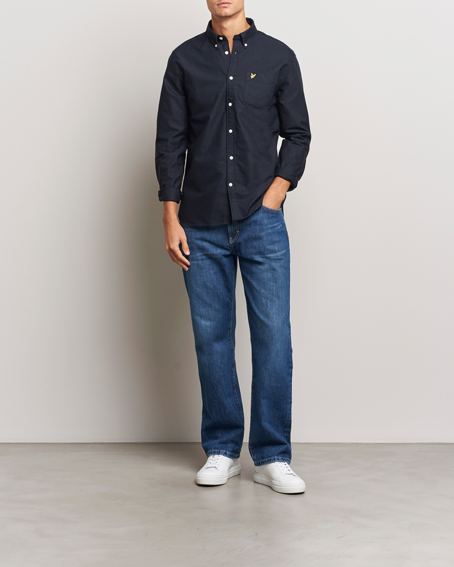 Herre | Skjorter | Lyle & Scott | Lightweight Oxford Shirt Dark Navy