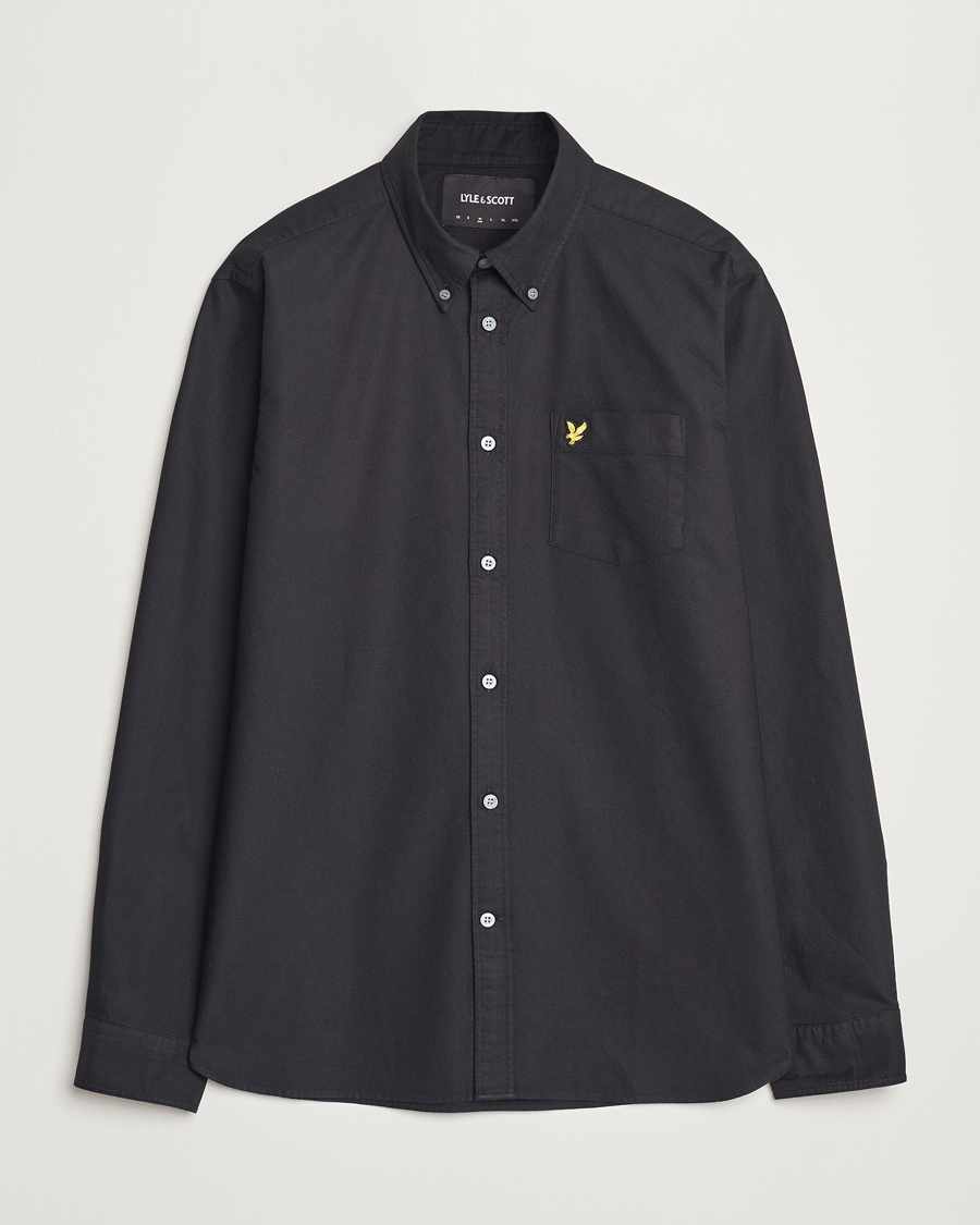 Herre | Skjorter | Lyle & Scott | Lightweight Oxford Shirt Jet Black