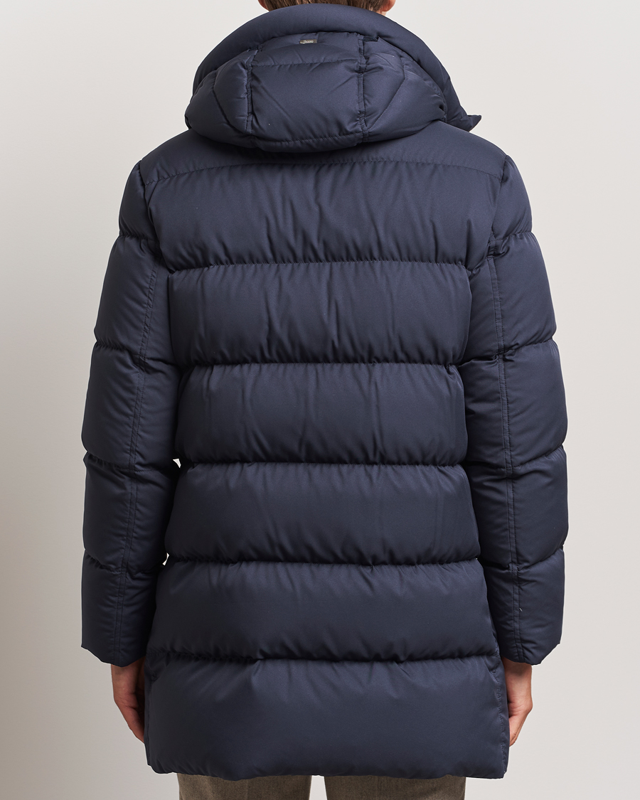 Herre | Jakker | Herno | Faux Fur Down Parka Navy