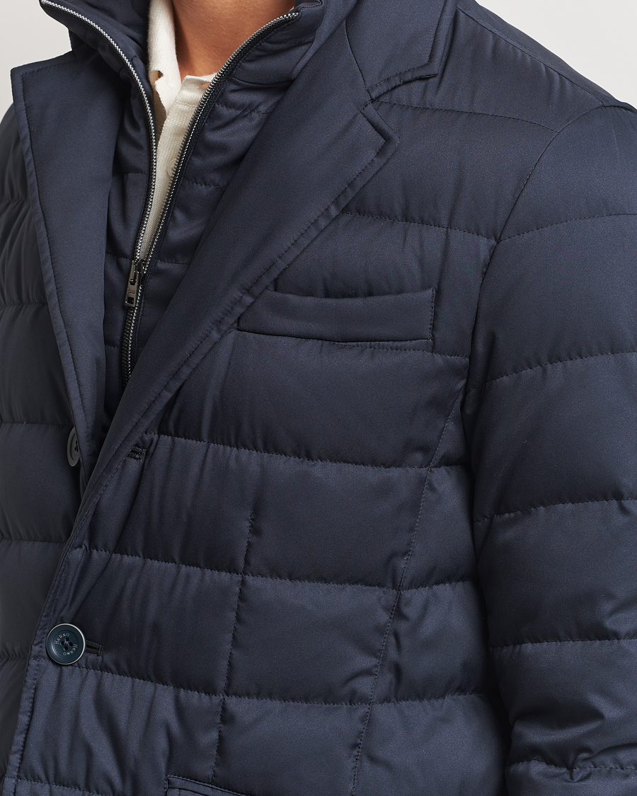 Herre | Jakker | Herno | Nylon Down Blazer Navy