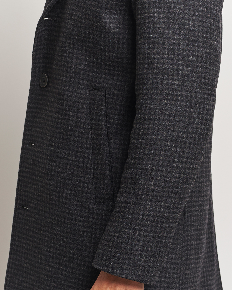 Herre | Jakker | Herno | Wool Zip Coat Charcoal