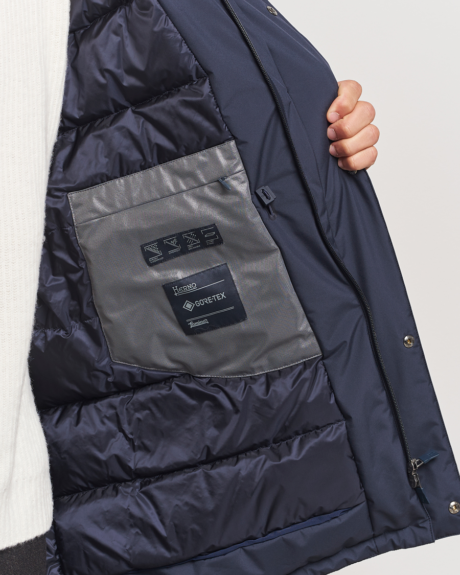 Herre | Jakker | Herno | Laminar Fishtail Parka Navy