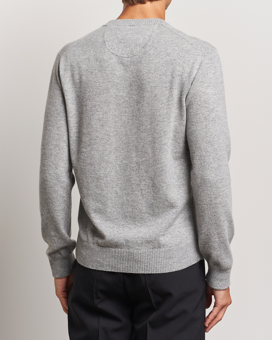 Herre | Trøjer | Orlebar Brown | Levar Cashmere Crewneck Oyster Grey