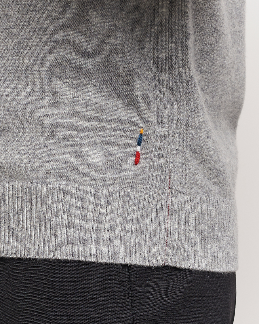 Herre | Trøjer | Orlebar Brown | Levar Cashmere Crewneck Oyster Grey