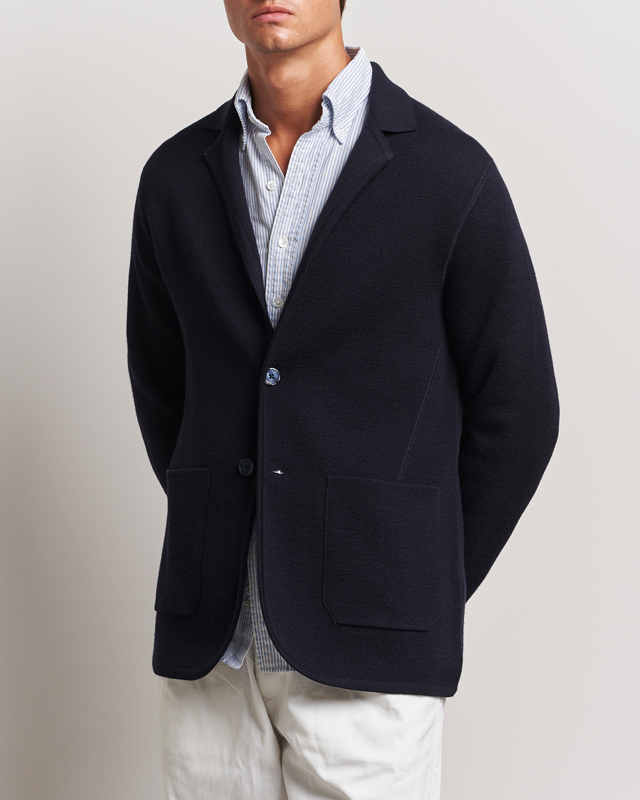 Herre | Blazere & jakker | Orlebar Brown | Reiner Textured Lightweigt Blazer Night Iris