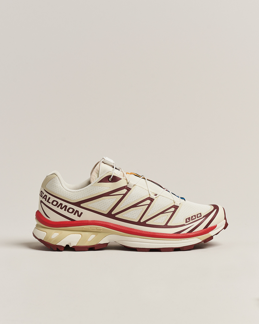 Herre | Salomon XT-6 Sneakers Vanilla Ice/Green Haze | Salomon | XT-6 Sneakers Vanilla Ice/Green Haze