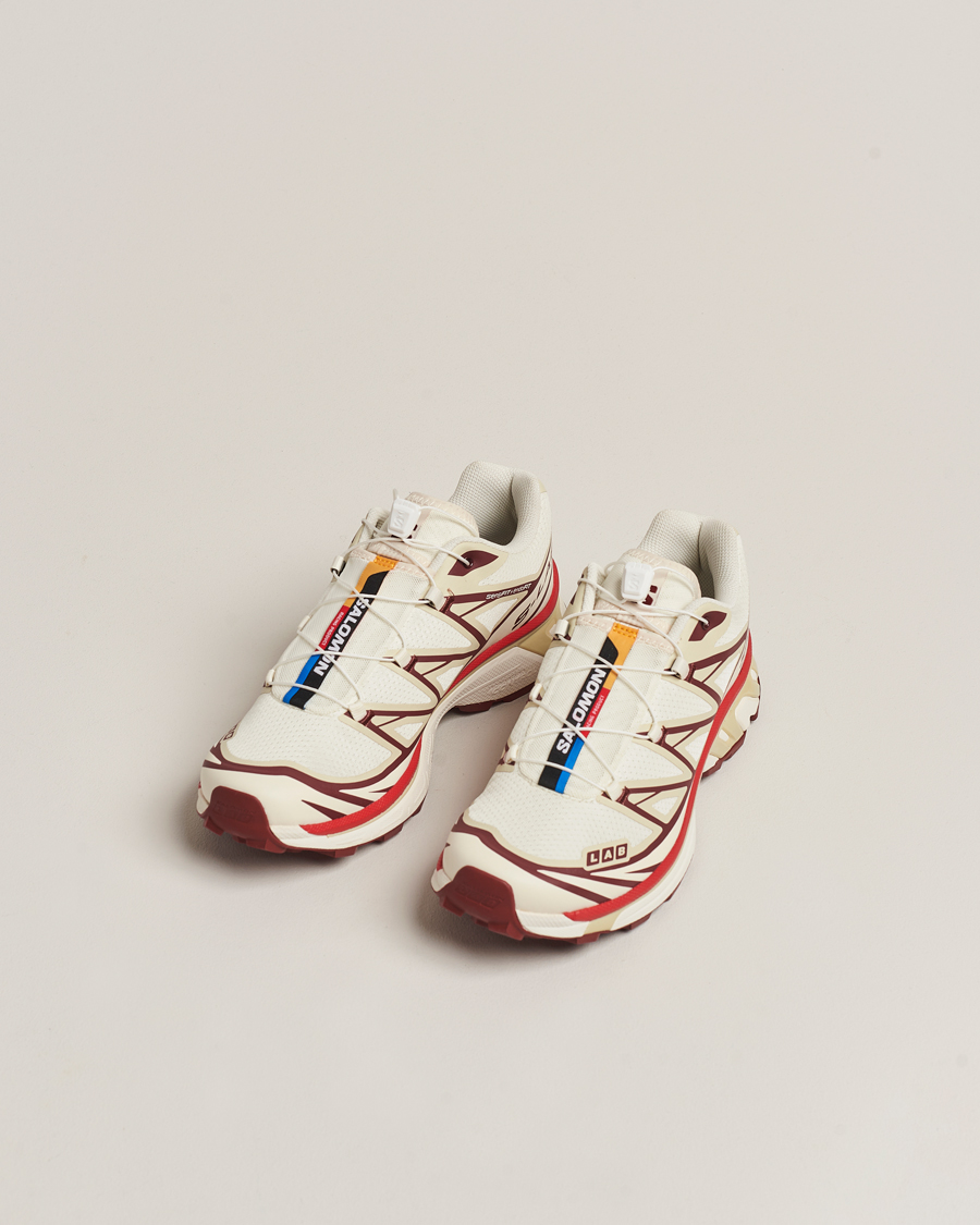 Herre | Salomon XT-6 Sneakers Vanilla Ice/Green Haze | Salomon | XT-6 Sneakers Vanilla Ice/Green Haze