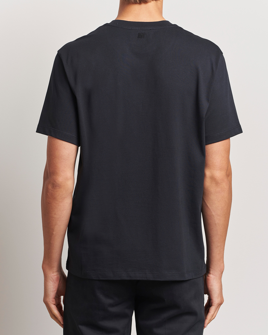 Herre | T-Shirts | AMI | Heart Logo T-Shirt Black