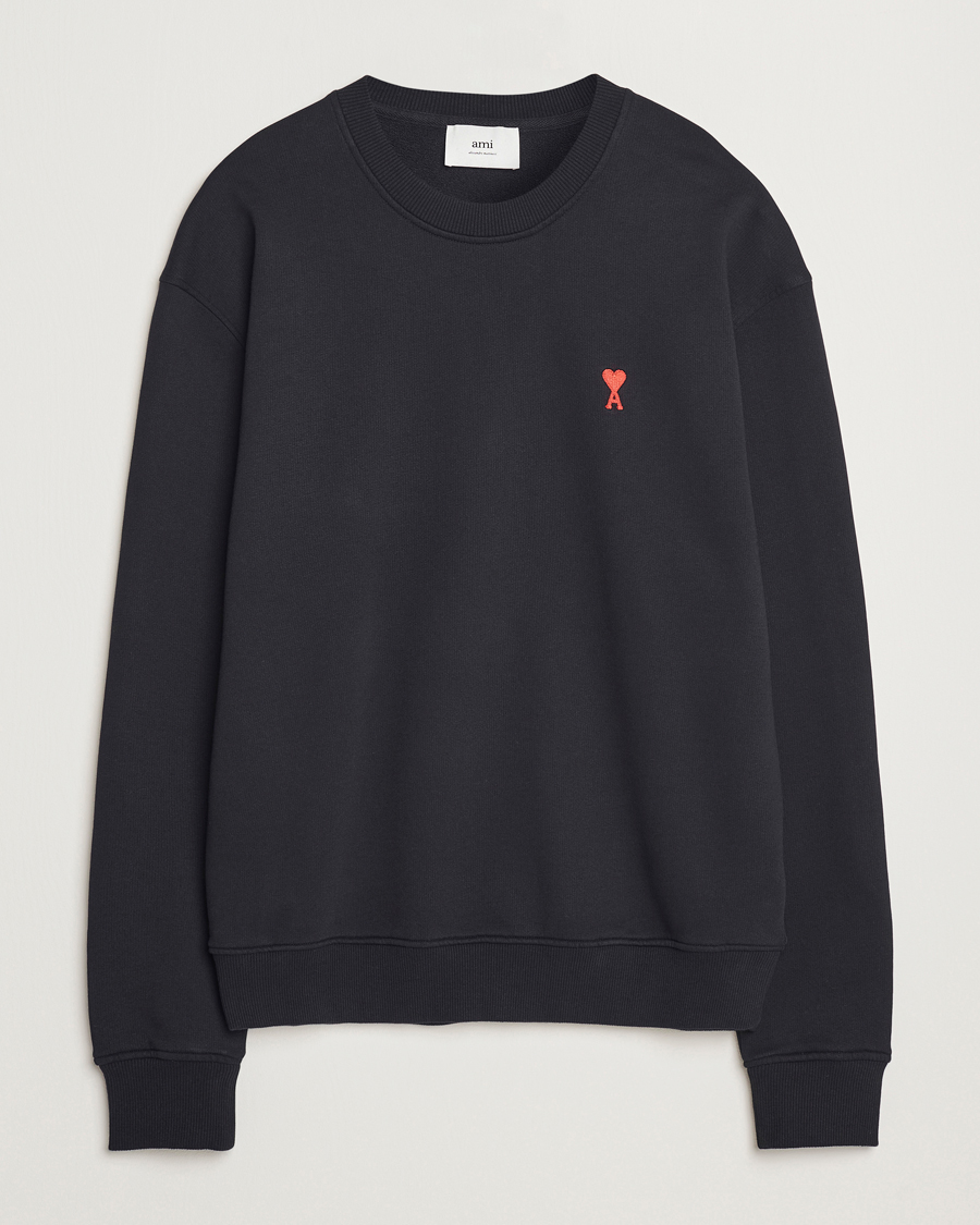 Herre | Trøjer | AMI | Heart Logo Sweatshirt Black