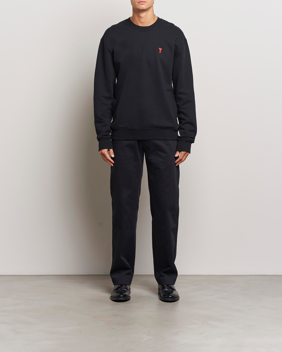 Herre | Trøjer | AMI | Heart Logo Sweatshirt Black