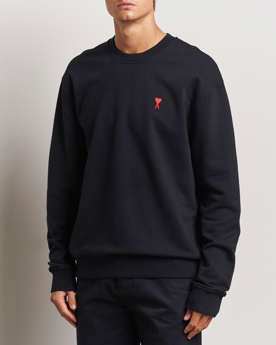 Herre | Trøjer | AMI | Heart Logo Sweatshirt Black