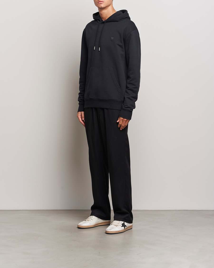 Herre | Trøjer | AMI | Tonal Heart Logo Hoodie Black