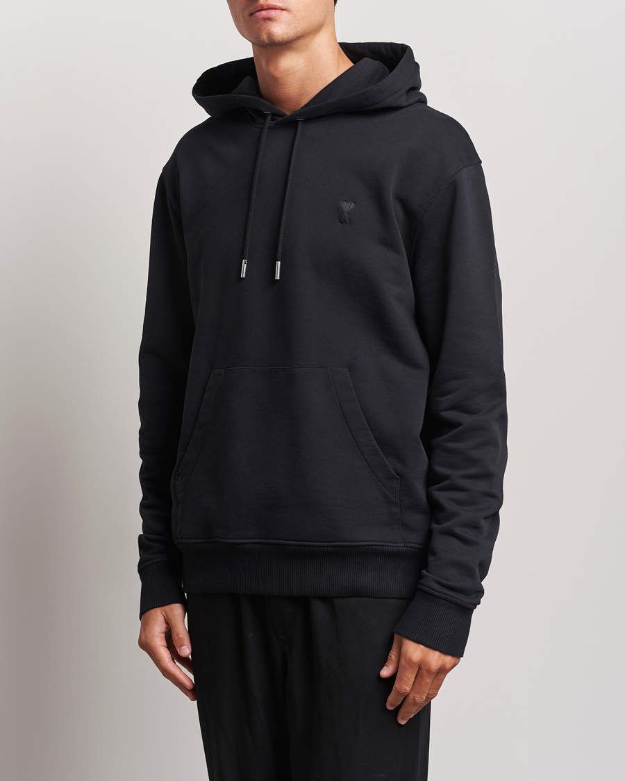 Herre | Trøjer | AMI | Tonal Heart Logo Hoodie Black