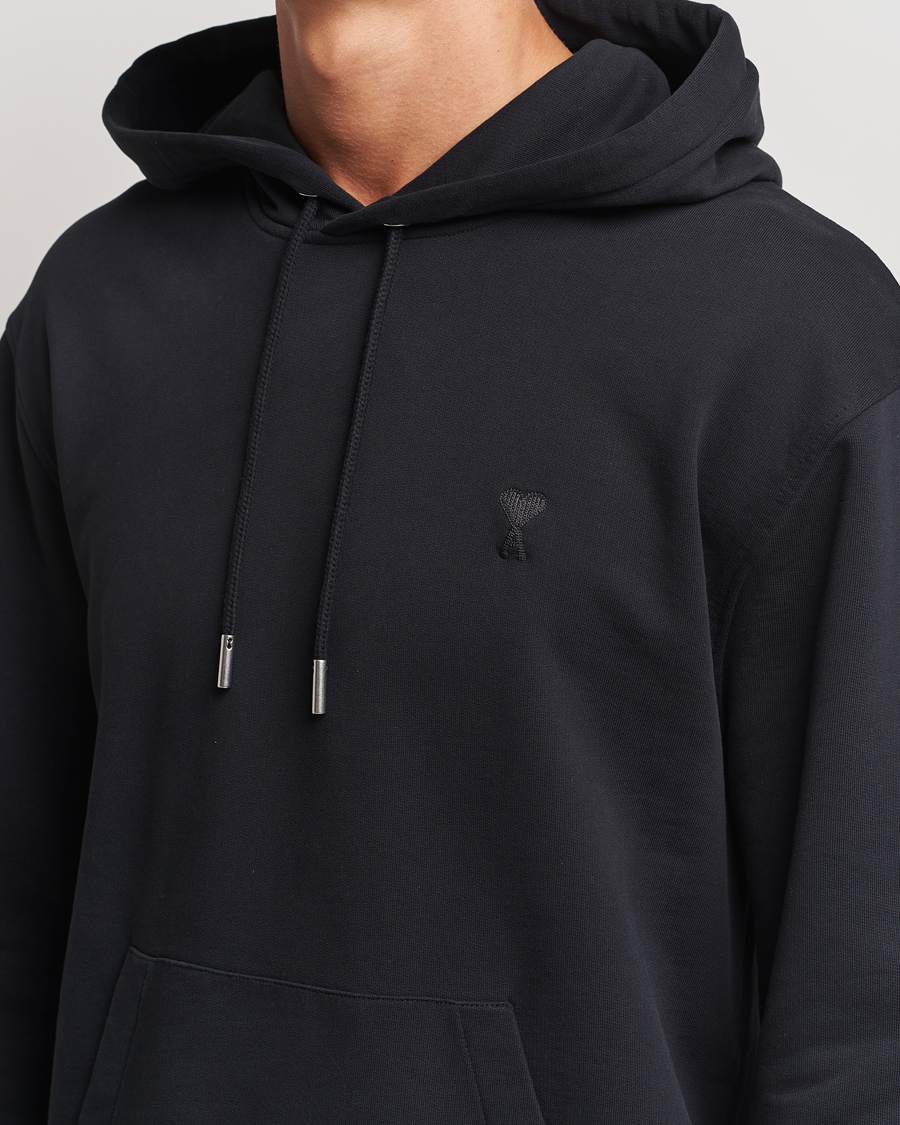 Herre | Trøjer | AMI | Tonal Heart Logo Hoodie Black