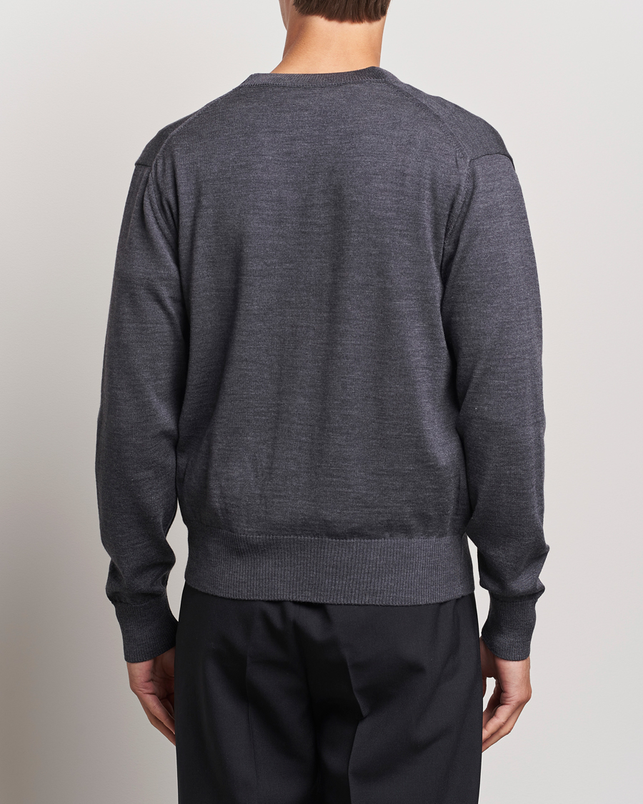 Herre | Trøjer | AMI | Heart Logo Cardigan Heather Grey