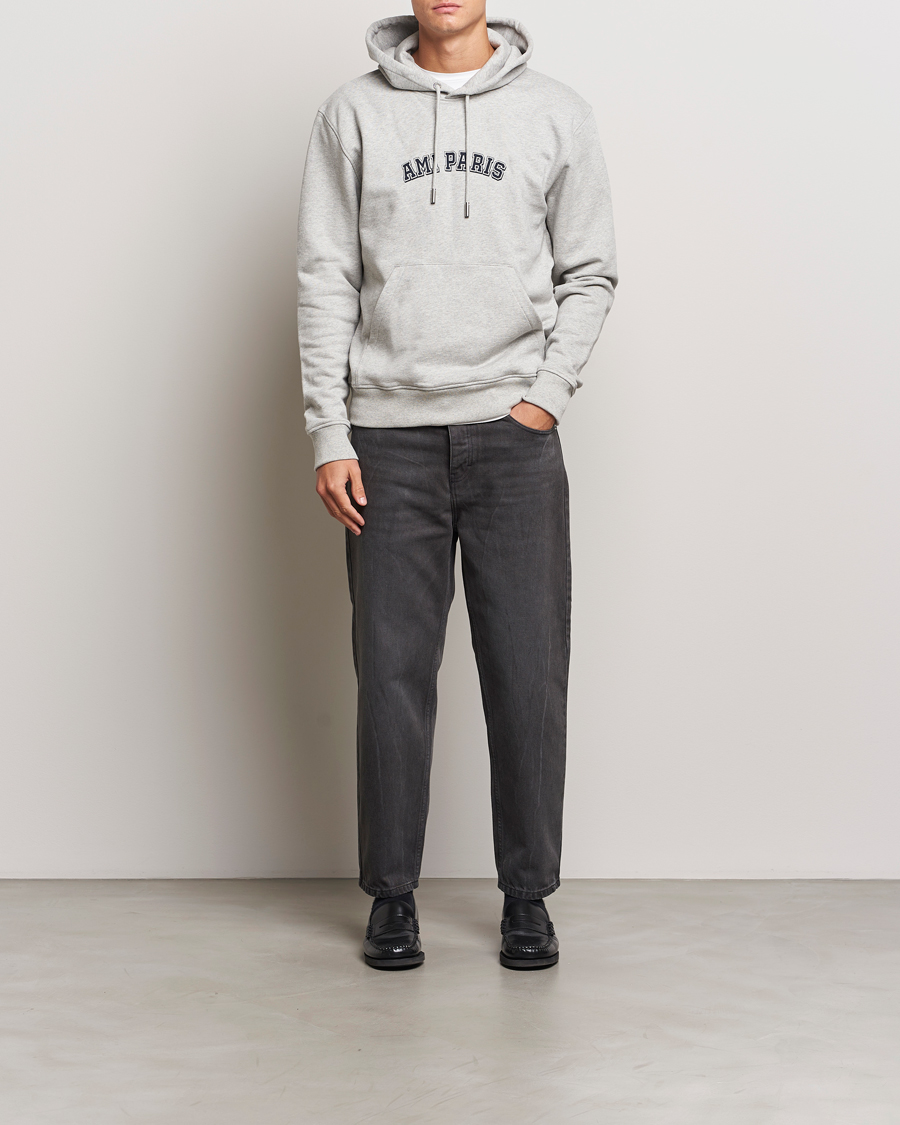 Herre | Jeans | AMI | Tapered Fit Jeans Washed Black