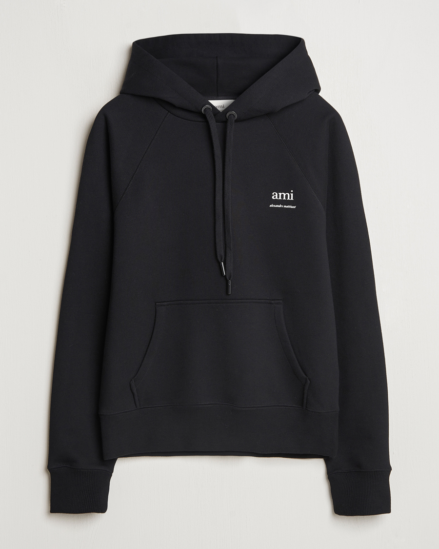 Herre | Trøjer | AMI | Logo Hoodie Black