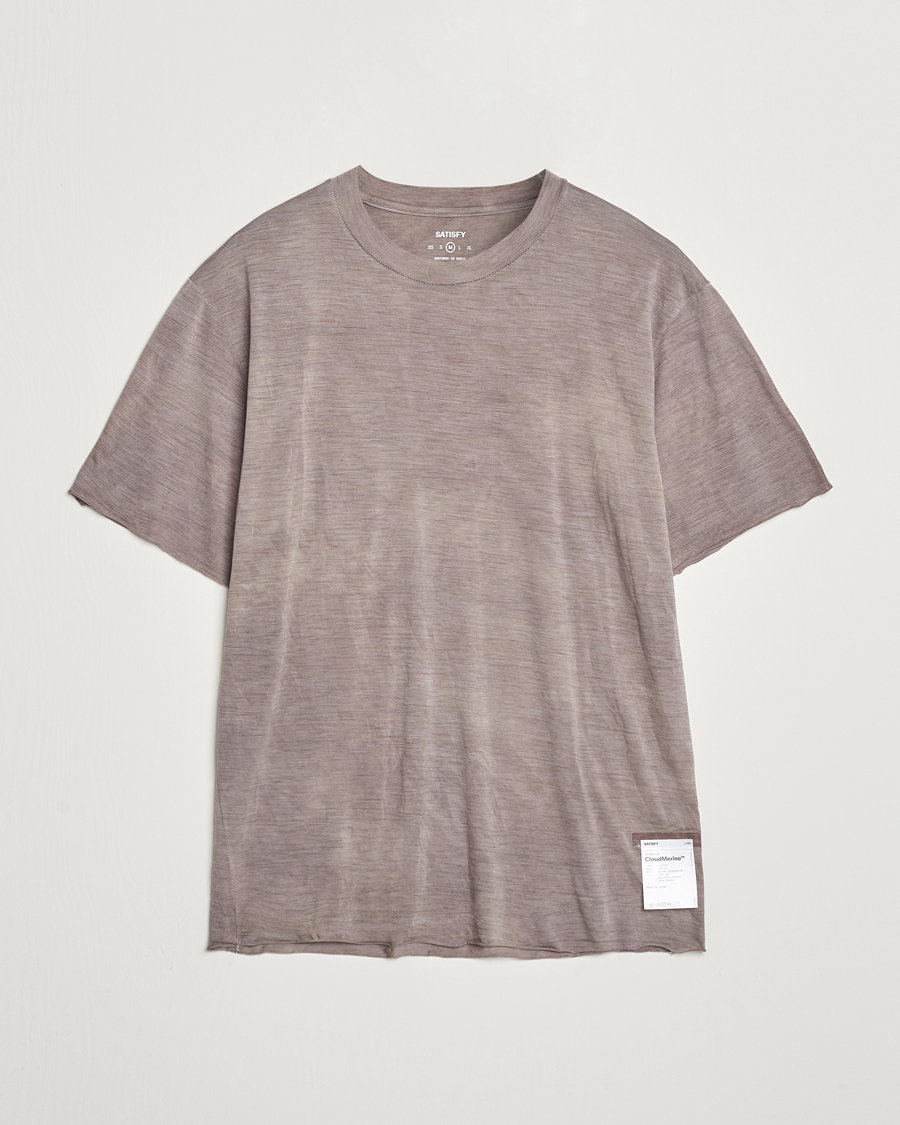 Herre | T-Shirts | Satisfy | CloudMerino T-Shirt Sun Bleached Fallen Rock