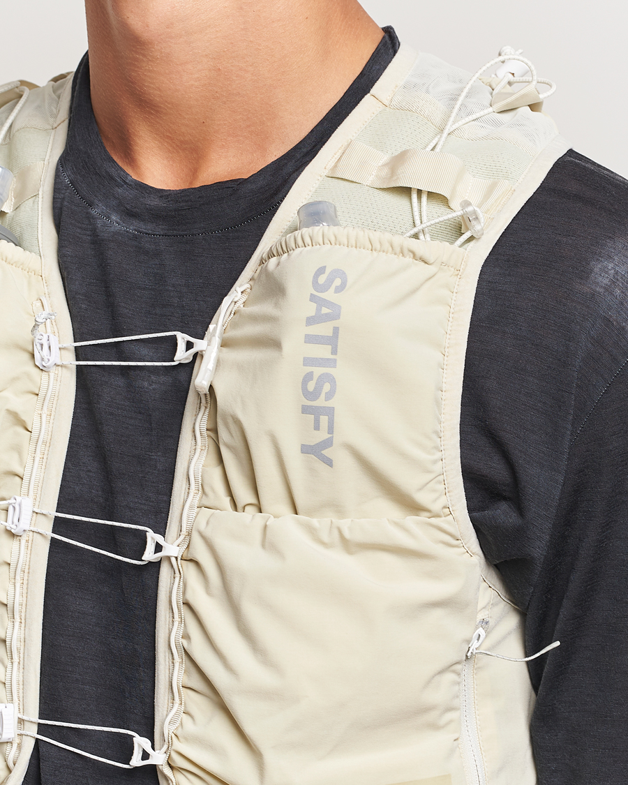 Herre | Satisfy Justice Cordura Hydration Vest Mineral Off White | Satisfy | Justice Cordura Hydration Vest Mineral Off White