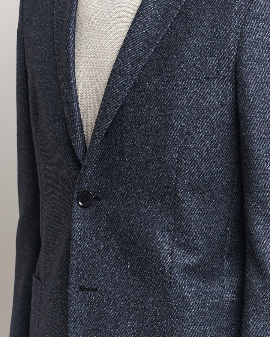 Herre | Blazere & jakker | Zegna | Unconstructed Wool/Cashmere Blazer Dark Blue