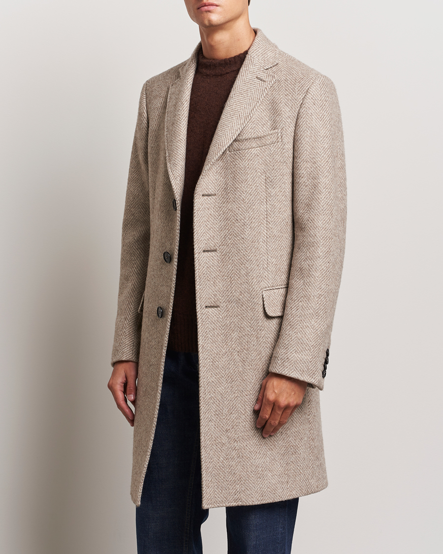 Herre | Jakker | Zegna | Wool/Cashmere Double Breasted Coat Beige