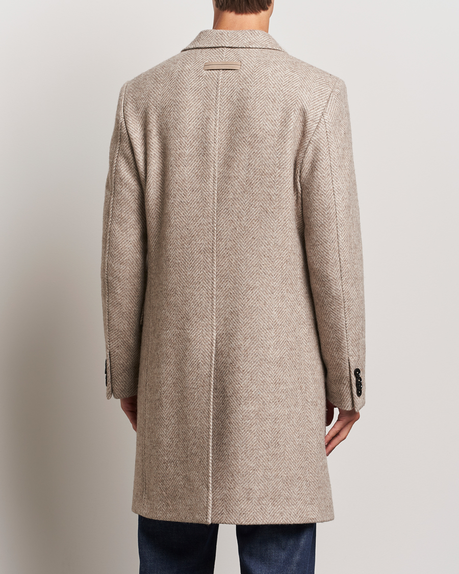 Herre | Jakker | Zegna | Wool/Cashmere Double Breasted Coat Beige