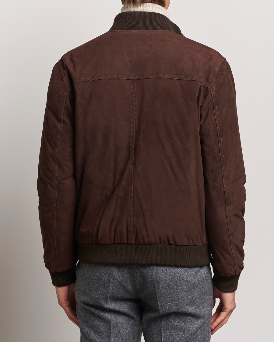 Herre | Jakker | Valstar | Goose Down Valstarino Dark Brown Suede