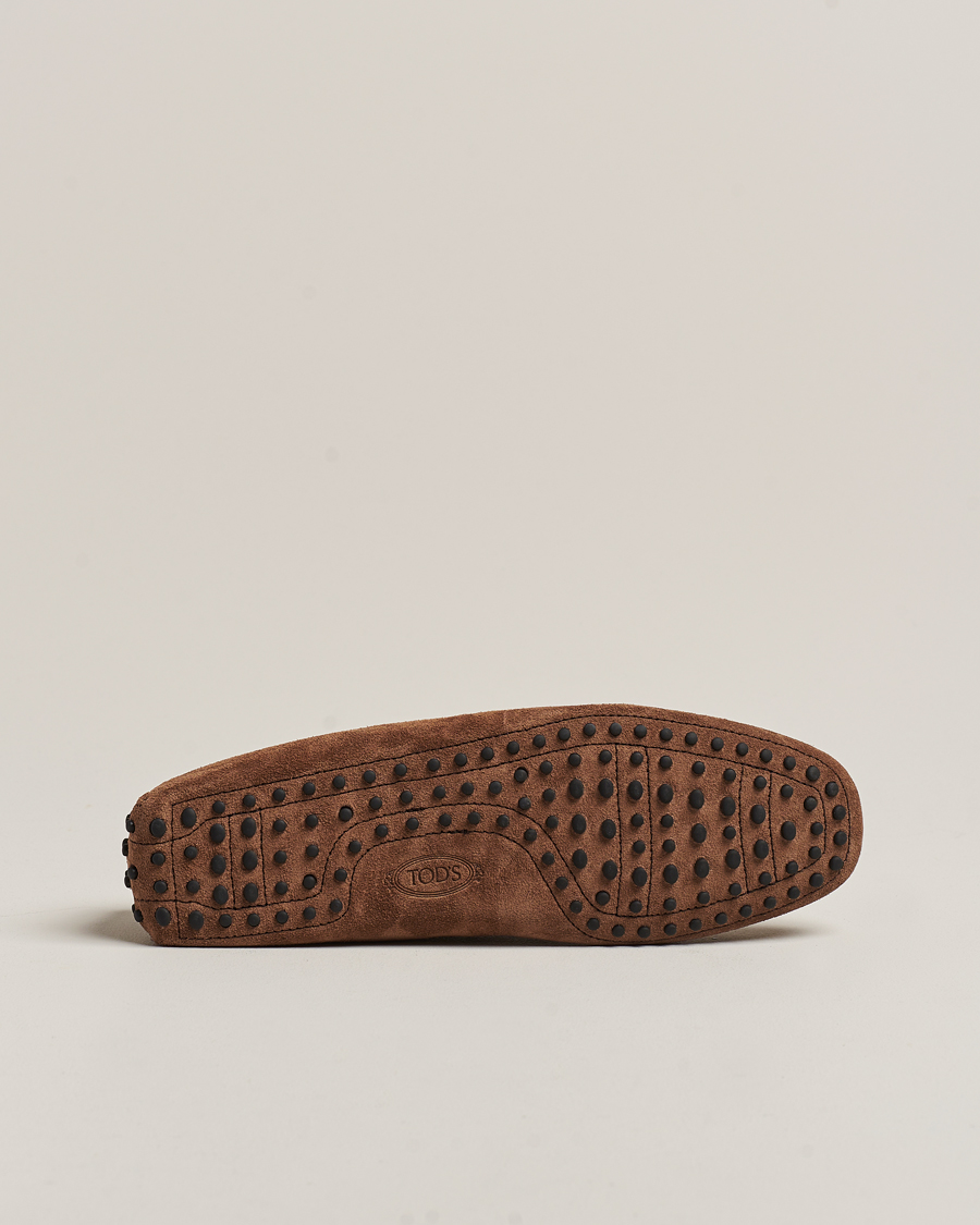 Herre | Tod's Winter Shearling Gommino Brown Suede | Tod's | Winter Shearling Gommino Brown Suede
