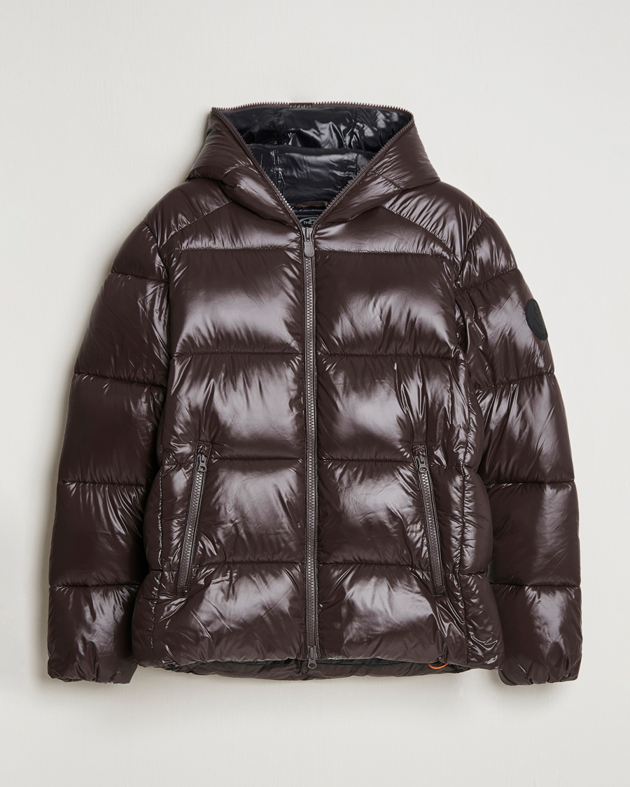 Herre | Jakker | Save The Duck | Edgard Padded Puffer Brown Black