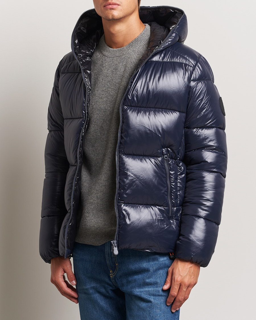 Herre | Jakker | Save The Duck | Edgard Padded Puffer Blue Black