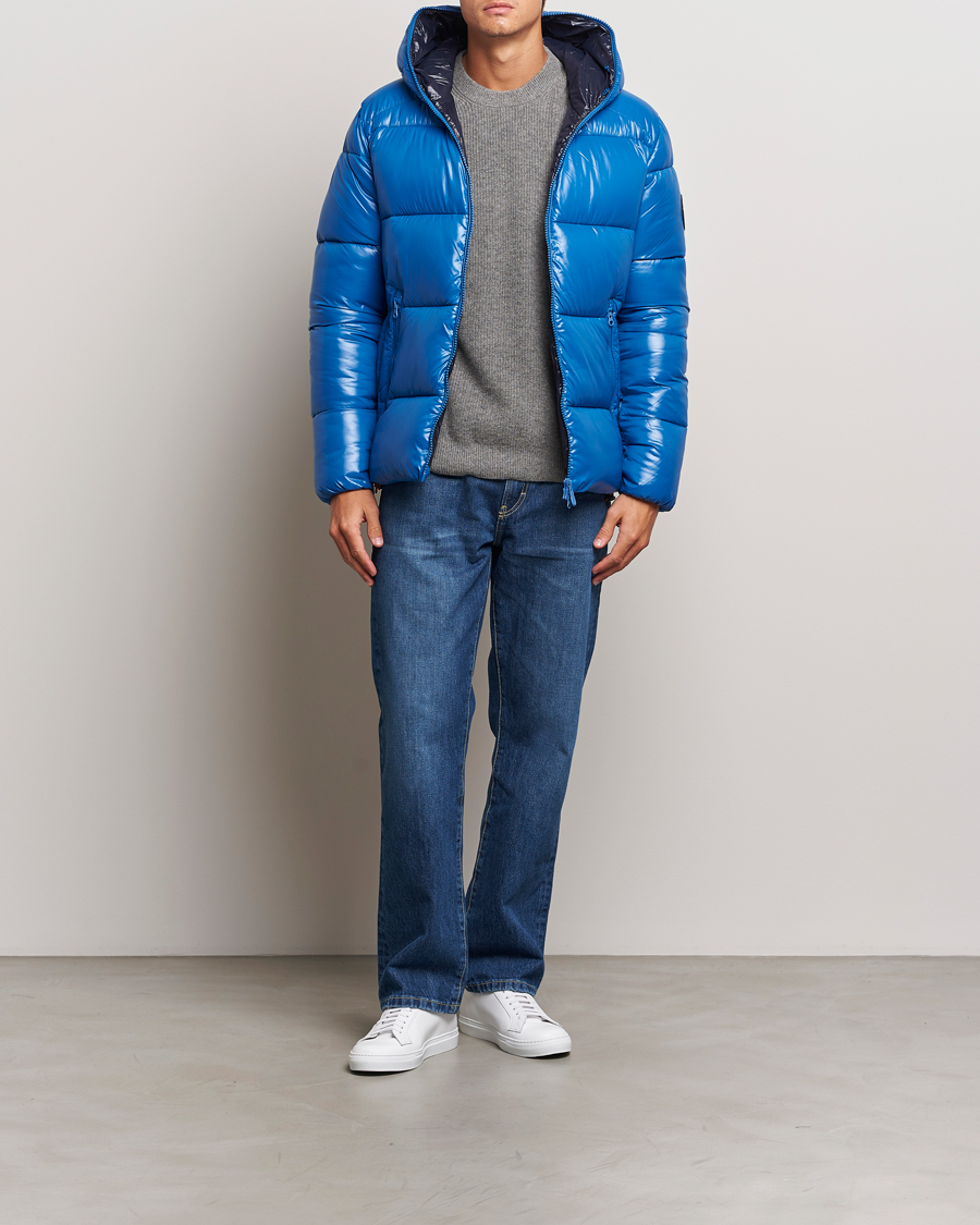 Herre | Jakker | Save The Duck | Edgard Padded Puffer Blue Berry