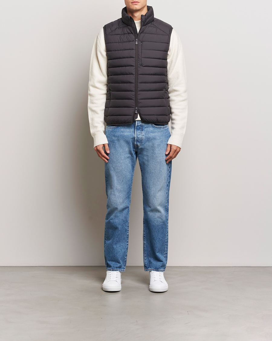 Herre | Jakker | Save The Duck | Rhus Matt Lightweight Vest Brown Black