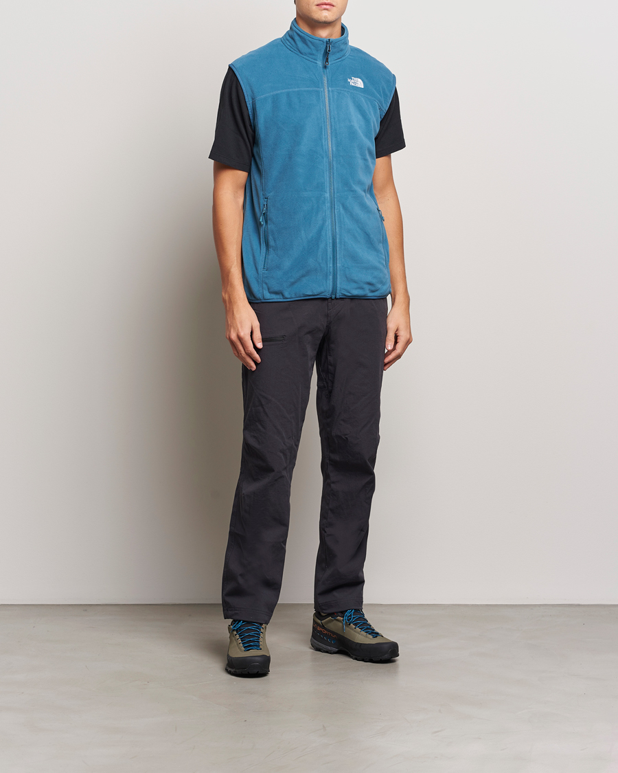 Herre | The North Face 100 Glacier Fleece Vest Midnight Petrol | The North Face | 100 Glacier Fleece Vest Midnight Petrol
