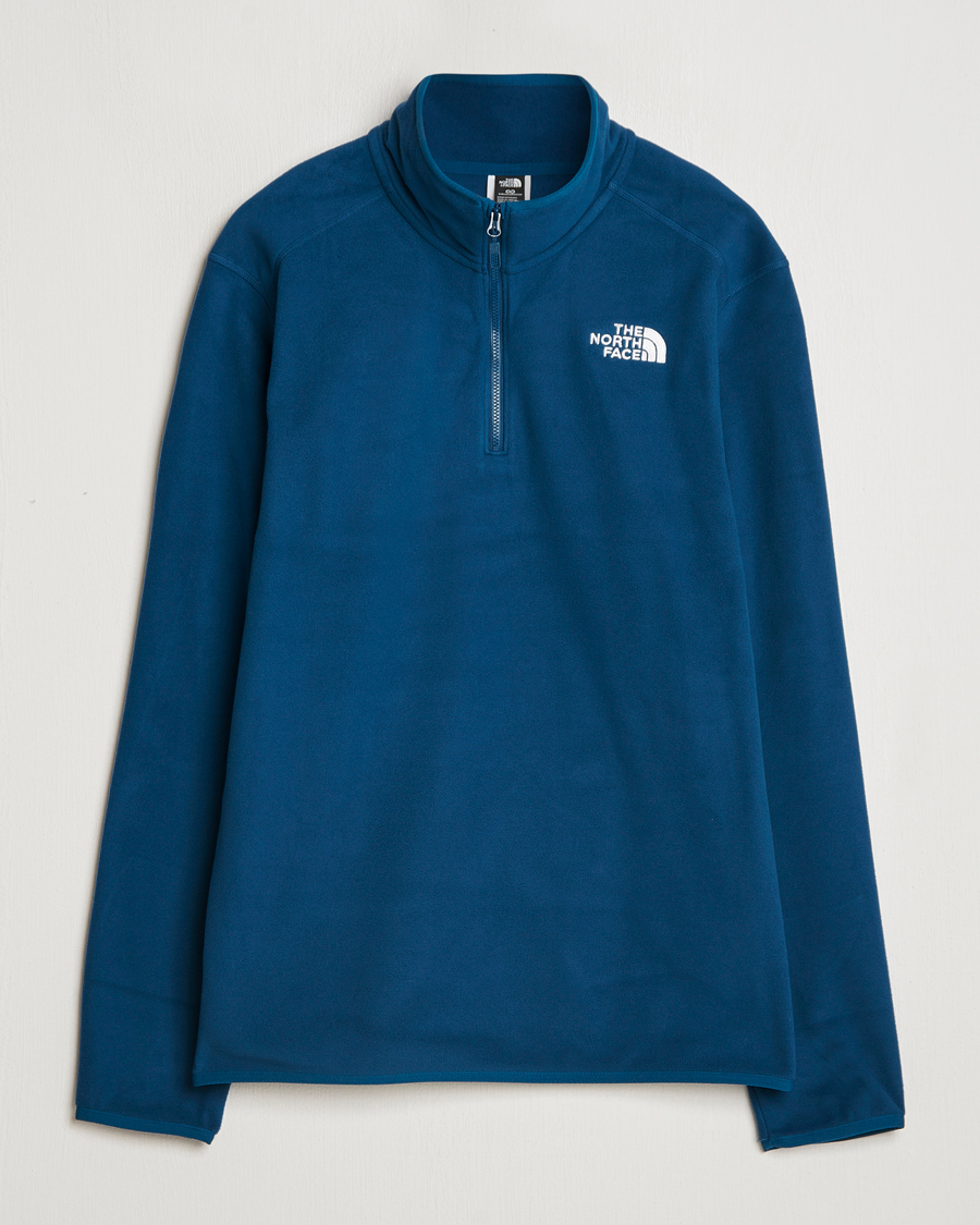 Herre | Trøjer | The North Face | 100 Glacier Fleece 1/4 Zip Midnight Petrol
