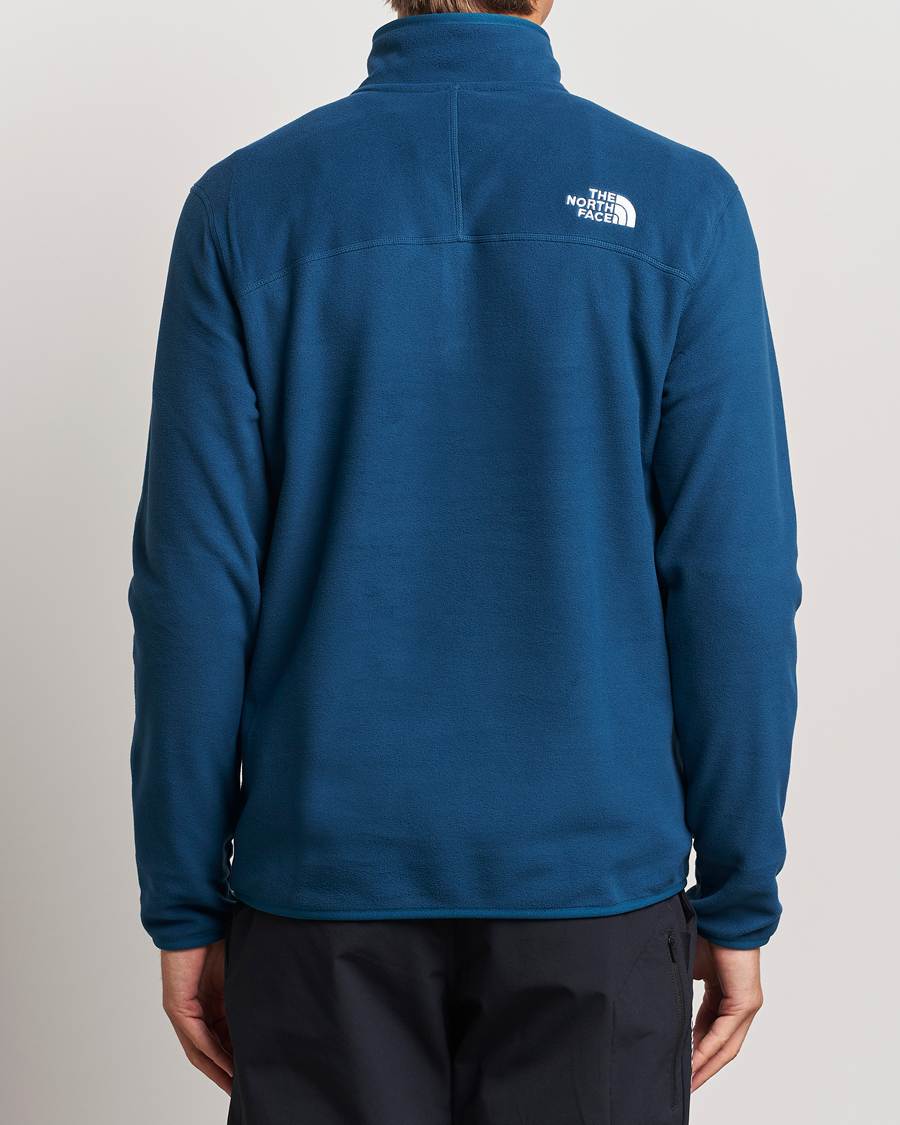 Herre | Trøjer | The North Face | 100 Glacier Fleece 1/4 Zip Midnight Petrol
