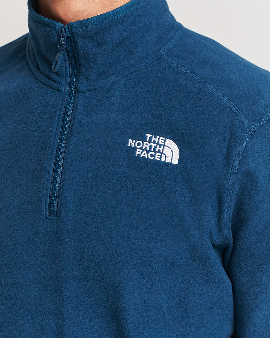 Herre | Trøjer | The North Face | 100 Glacier Fleece 1/4 Zip Midnight Petrol