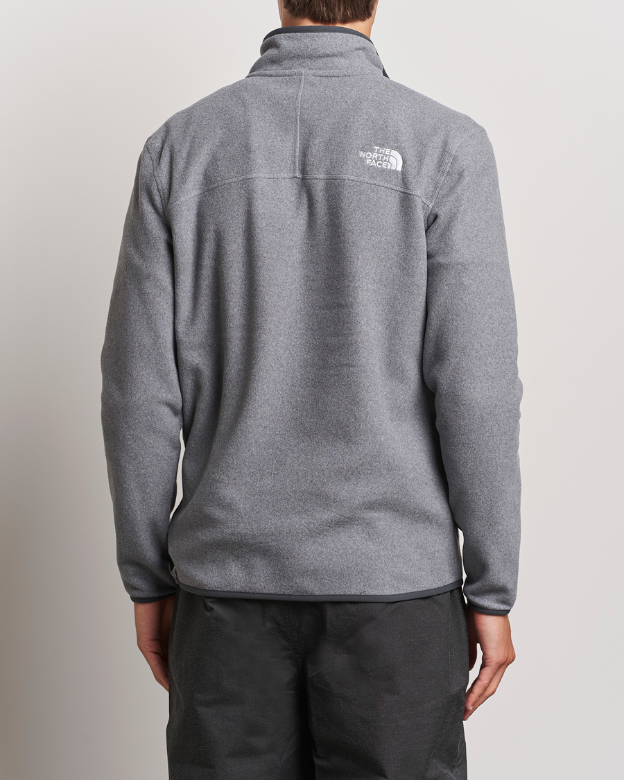 Herre | Trøjer | The North Face | 100 Glacier Fleece 1/4 Zip Grey Heather