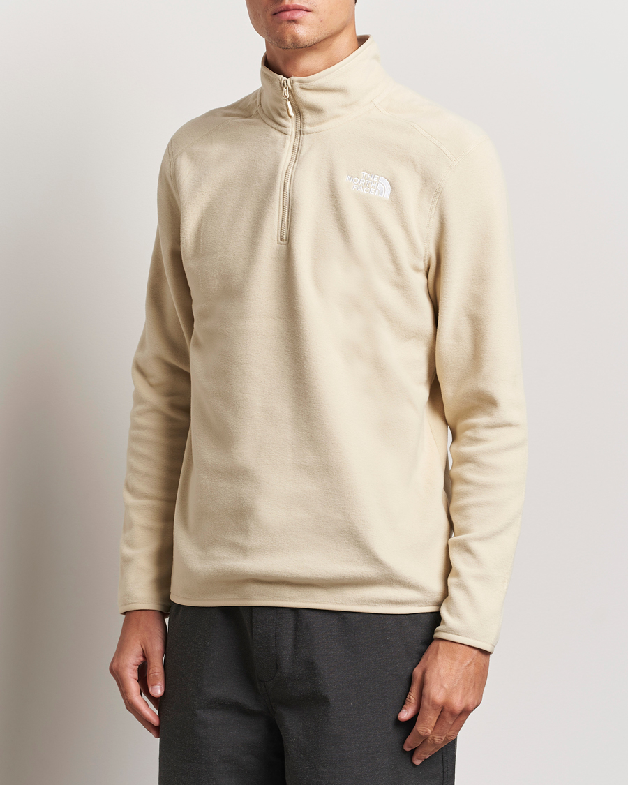 Herre | Trøjer | The North Face | 100 Glacier Fleece 1/4 Zip Gravel
