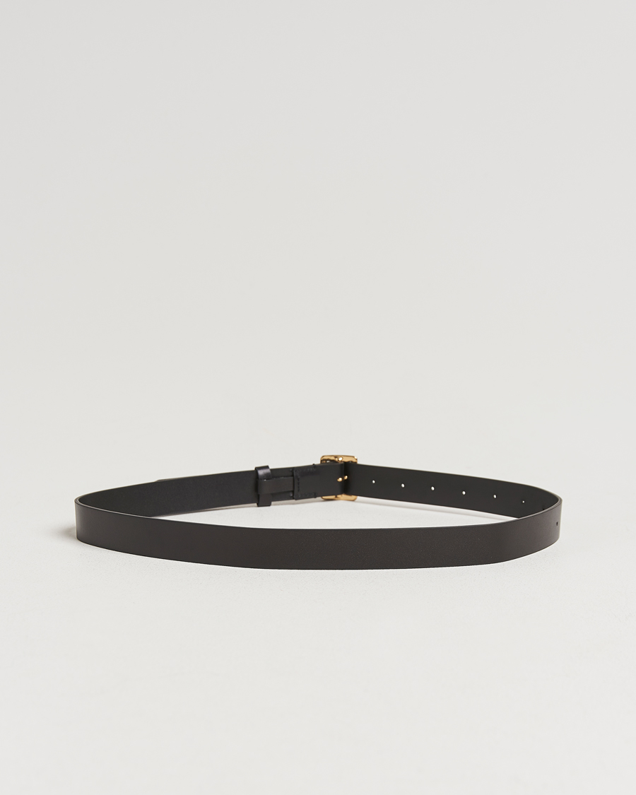 Herre | Auralee Leather Square Buckle Belt Black | Auralee | Leather Square Buckle Belt Black