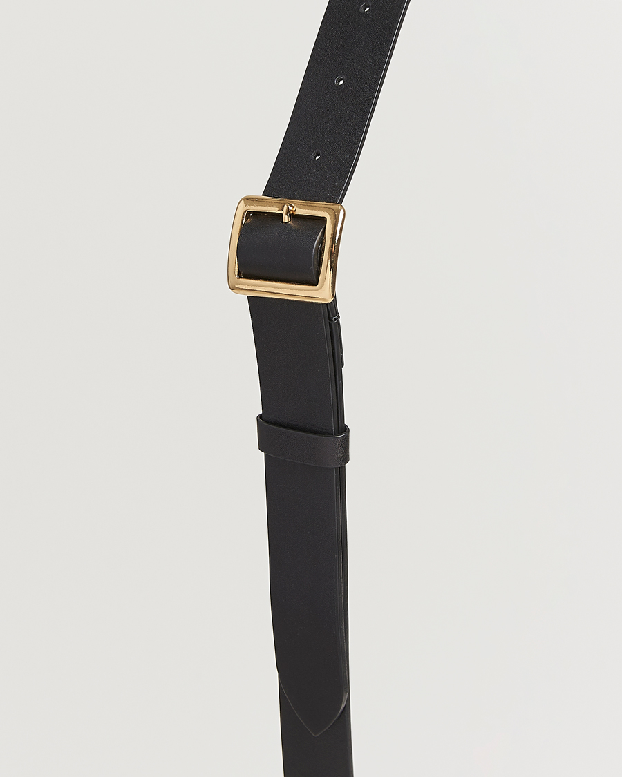 Herre | Auralee Leather Square Buckle Belt Black | Auralee | Leather Square Buckle Belt Black