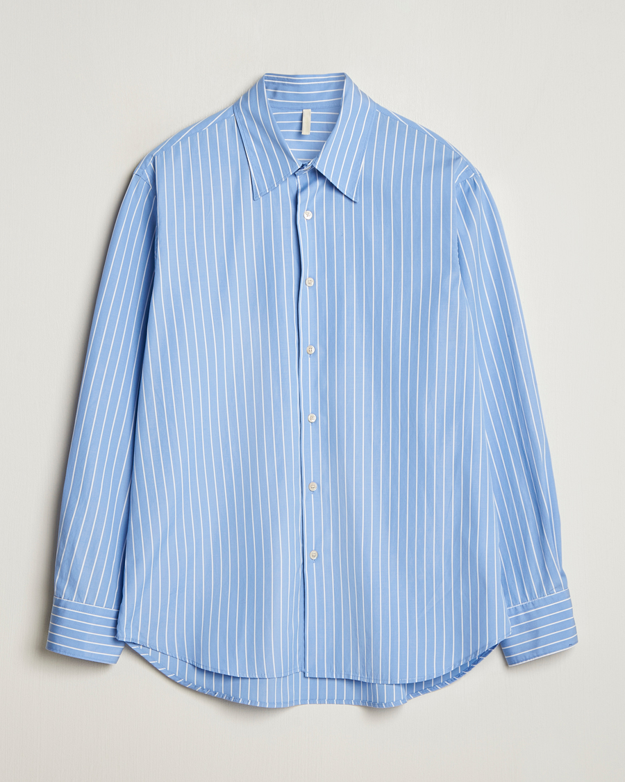 Herre | Skjorter | Sunflower | Base Shirt Light Blue Stripe