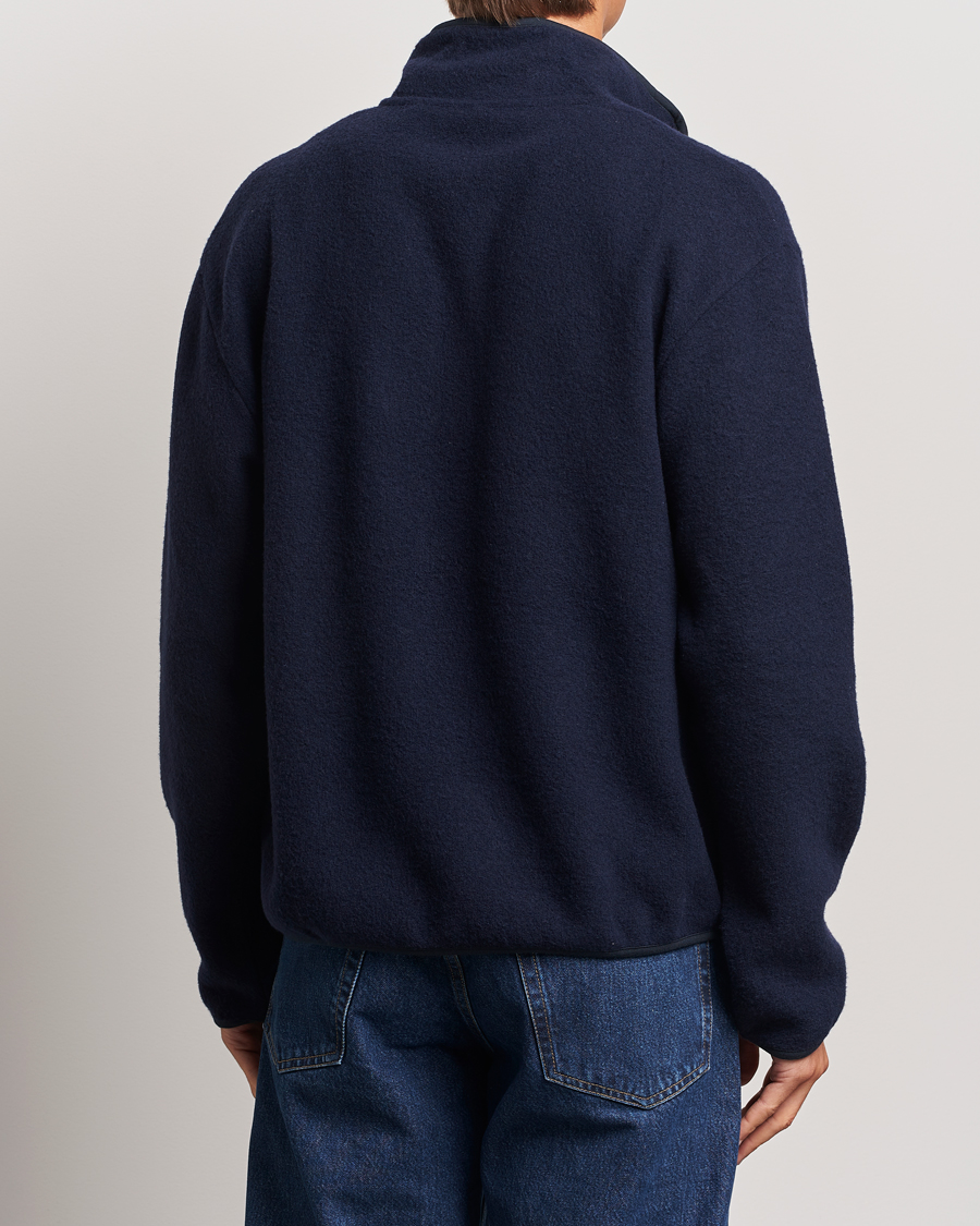 Herre | Trøjer | Sunflower | Wool Half Zip Navy