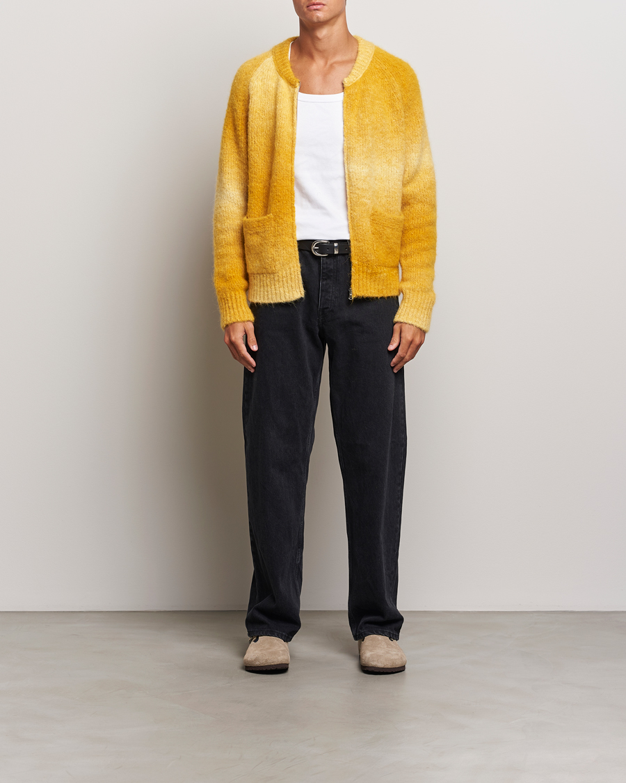 Herre | Trøjer | Sunflower | Ombre Zip Cardigan Yellow