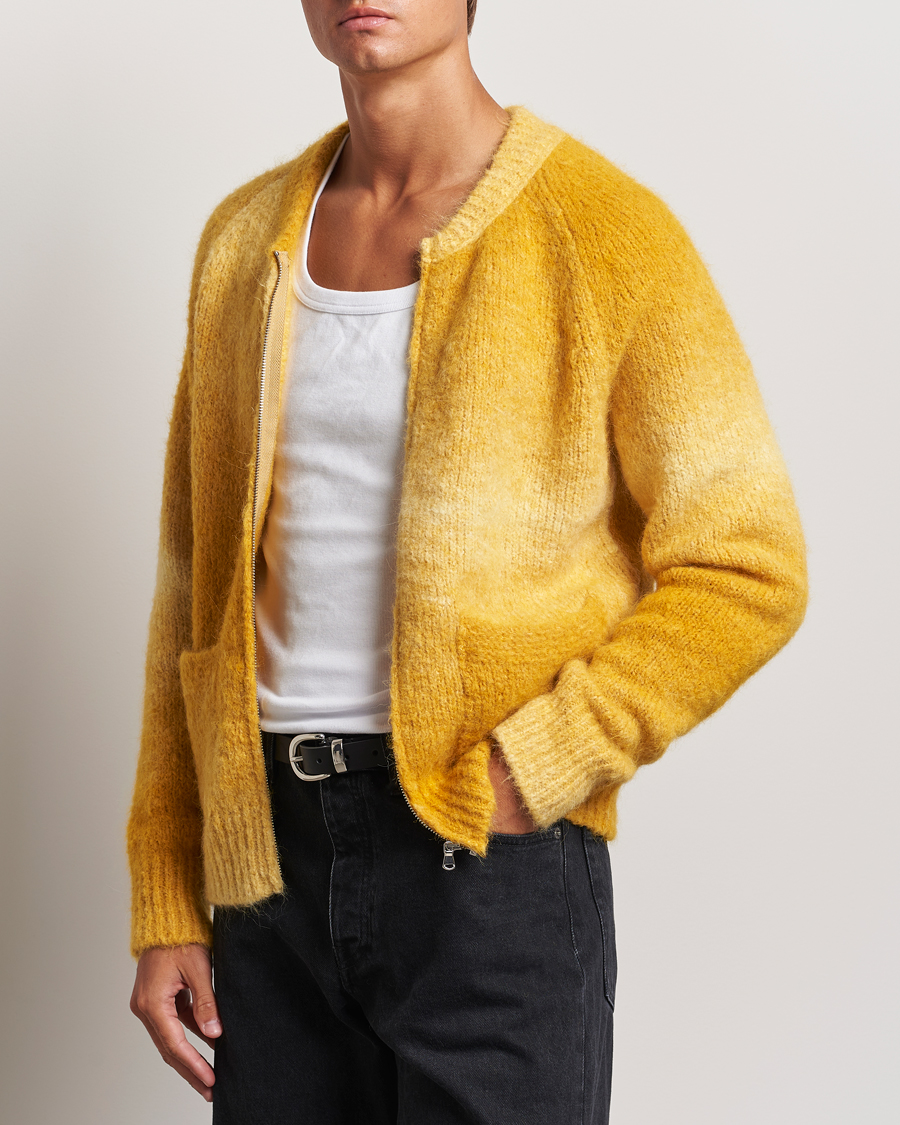 Herre | Trøjer | Sunflower | Ombre Zip Cardigan Yellow