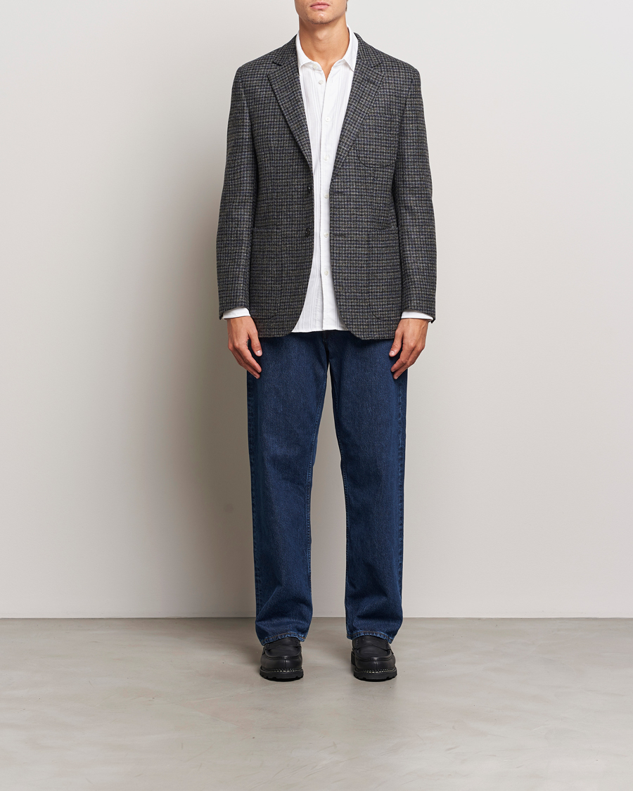 Herre | Blazere & jakker | Sunflower | Tweed Blazer Grey Check