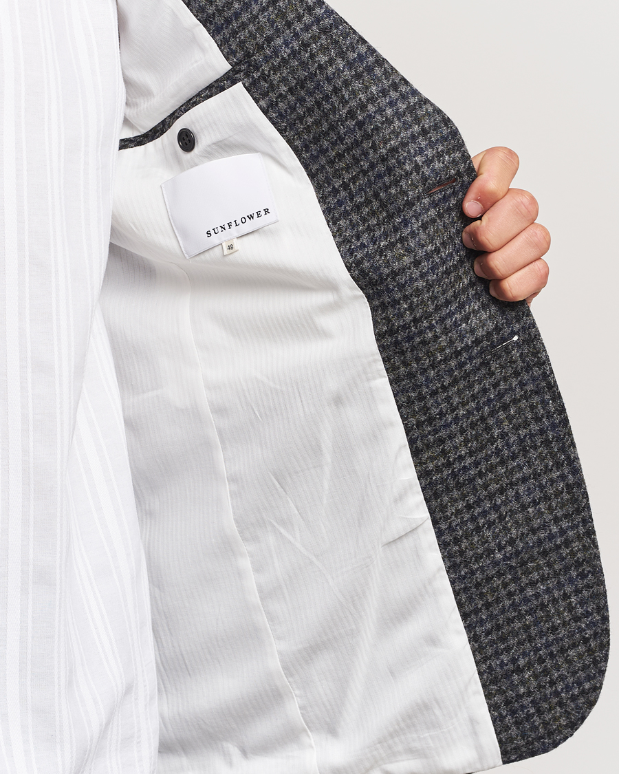 Herre | Blazere & jakker | Sunflower | Tweed Blazer Grey Check