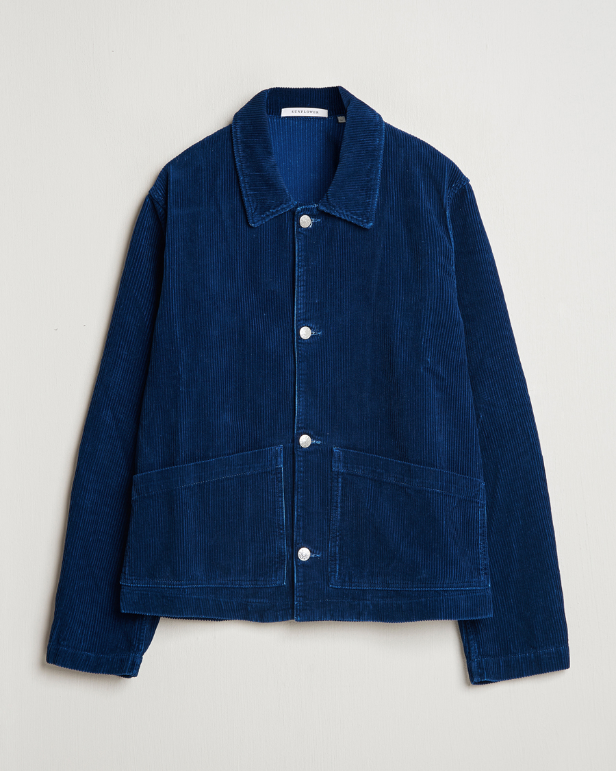 Herre | Jakker | Sunflower | Corduroy Worker Jacket Indigo
