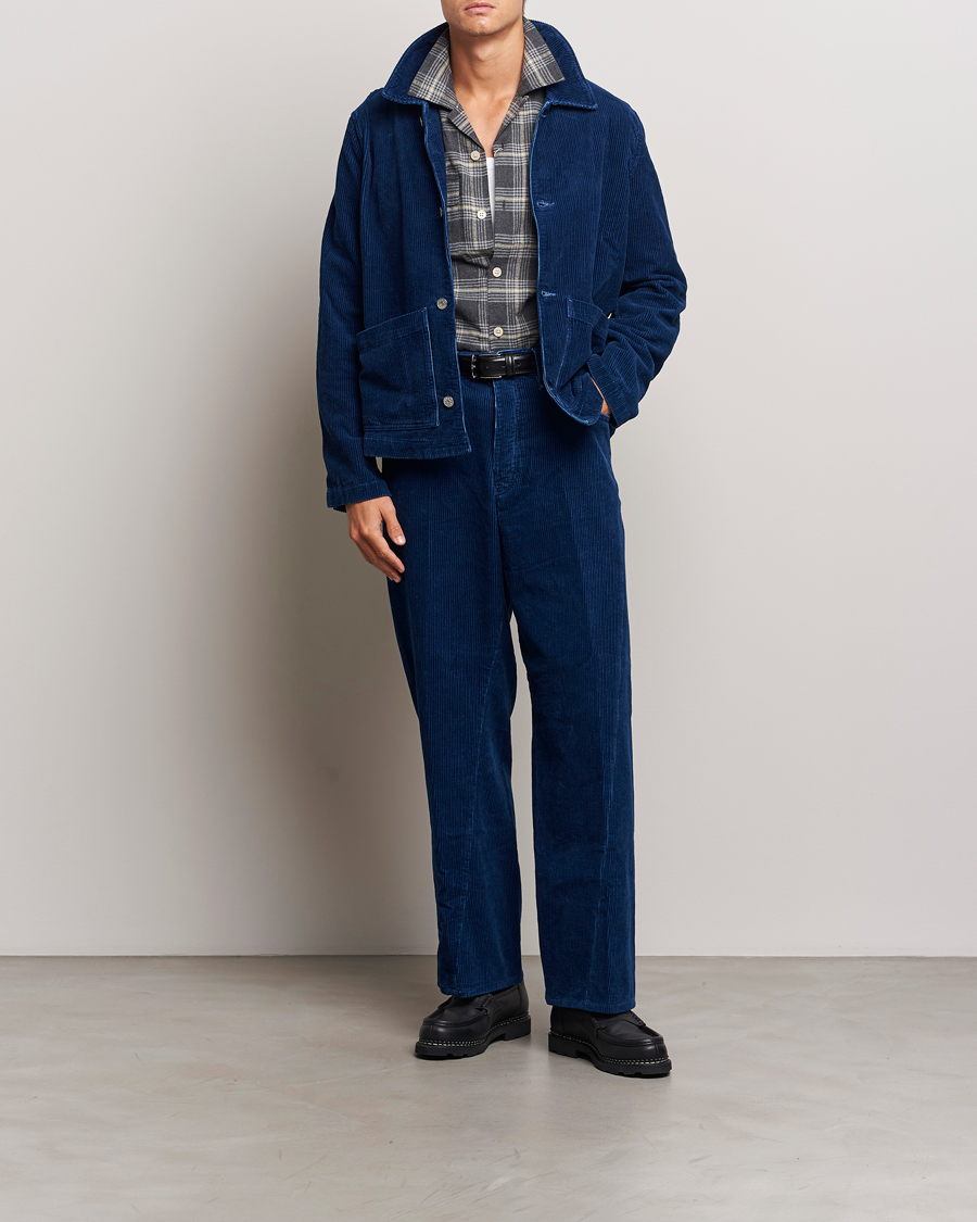 Herre | Jakker | Sunflower | Corduroy Worker Jacket Indigo